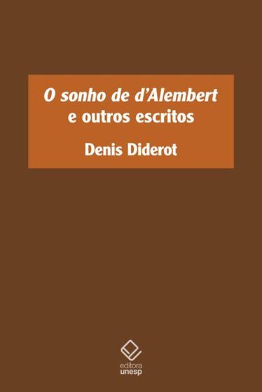 Imagem de Livro - O sonho de d’Alembert e outros escritos