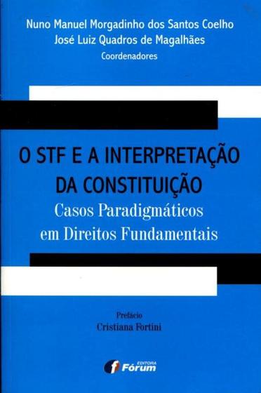 Imagem de Livro - O STF e a interpretação da Constituição - casos paradigmáticos em direitos fundamentais