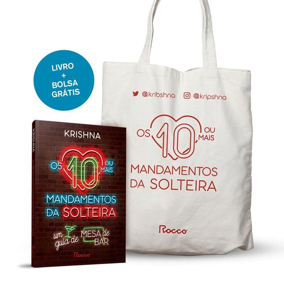 Imagem de Livro - Os 10 (ou mais) mandamentos da solteira – Autografado + BOLSA – Edição limitada