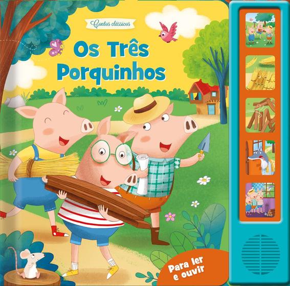 Livro - Os três porquinhos - Livros de Literatura Infantil - Magazine Luiza