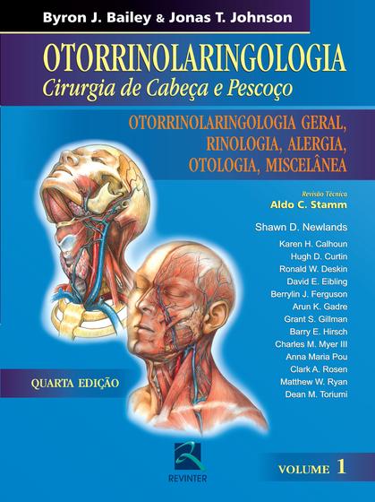 Imagem de Livro - Otorrinolaringologia Cirurgia de Cabeça e Pescoço - Volume 1