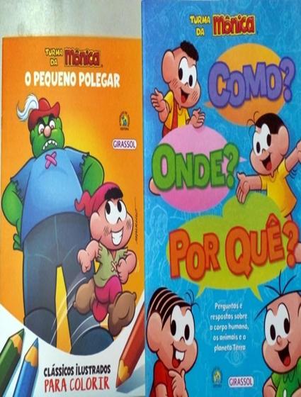 Imagem de Livro - Pack Turma Da Monica - Como Onde Por Que Capa Azul