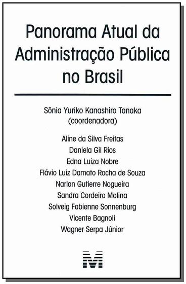 Imagem de Livro - Panorama atual da administração pública no Brasil - 1 ed./2012