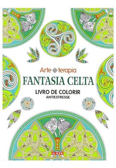 Imagem de Livro para Colorir Antiestresse Fantasia Celta Editora Alaúde (SKU 11422)