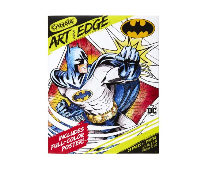 Imagem de Livro para colorir Crayola Art with Edge Batman com pôster 28 unidades