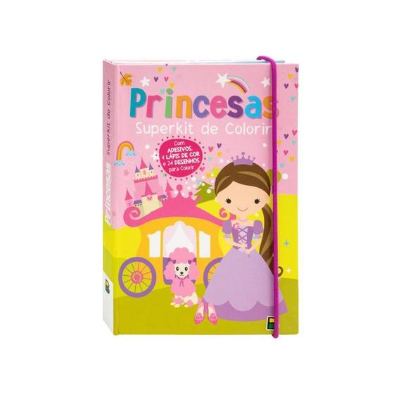 Imagem de Livro Para Colorir Superkit Princesas