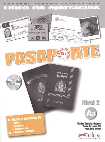 Imagem de Livro - Pasaporte 2 - Libro de ejercicios A2 + CD-audio