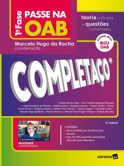 Imagem de Livro - Passe na Oab 1ª Fase - Completaço - Teoria Unificada e Questões Comentadas - 8ª edição 2022