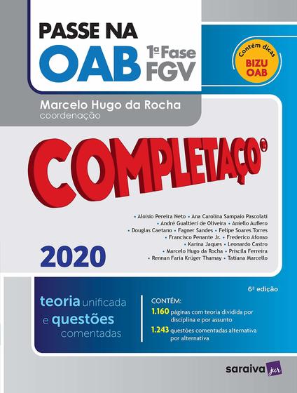 Imagem de Livro - Passe na OAB - Completaço® - 1ª fase FGV - Teoria Unificada