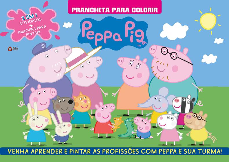 Imagem de Livro - Peppa Pig Prancheta Para Colorir