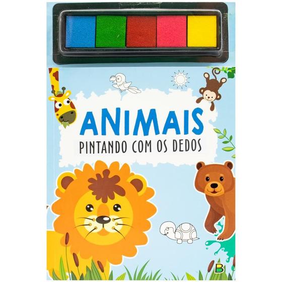 Imagem de Livro - Pintando com os Dedos: Animais