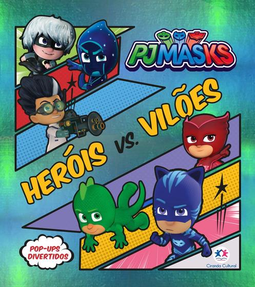 Imagem de Livro - PJ Masks - Heróis vs vilões