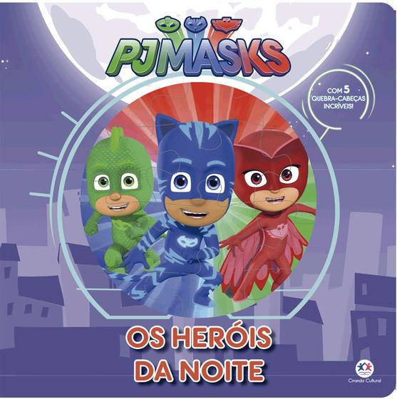 Imagem de Livro - PJ Masks - Os heróis da noite