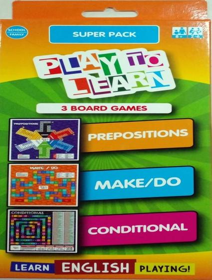Imagem de Livro - Play To Learn - Super Pack - 3 Jogos De Tabuleiro