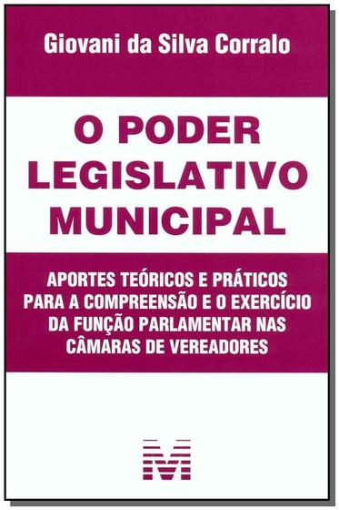 Imagem de Livro - Poder legislativo municipal - 1 ed./2008