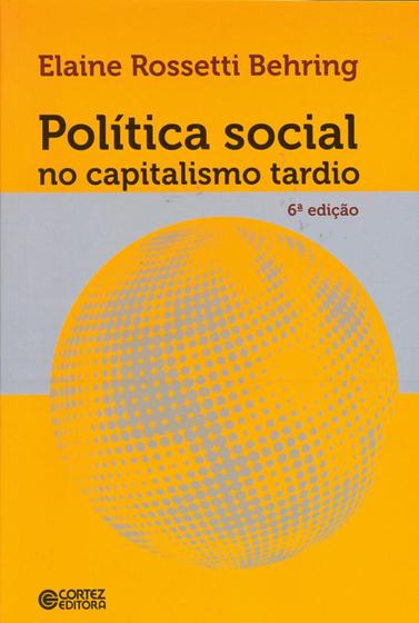 Imagem de Livro - Política social no capitalismo tardio