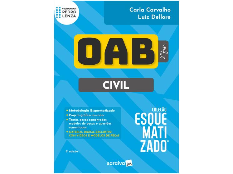 Imagem de Livro Prática Civil Esquematizado Oab 2ª Fase