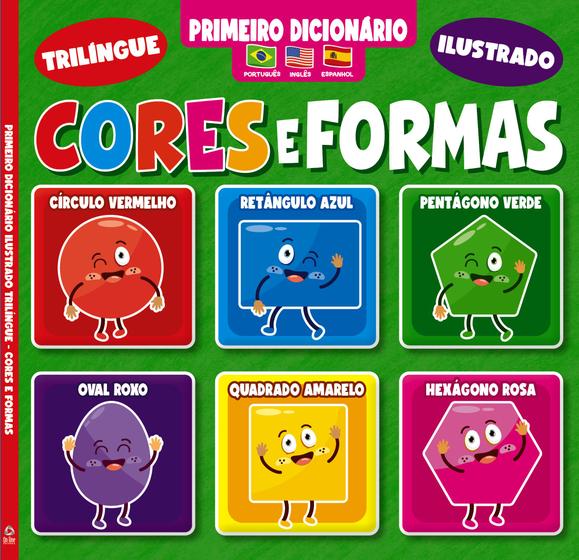 Imagem de Livro - Primeiro Dicionário Trilíngue Ilustrado - Cores e Formas