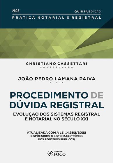 Imagem de Livro - Procedimento de Dúvida Registral - 5ª ED - 2023