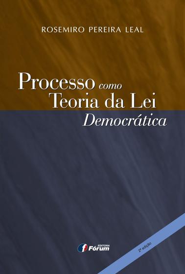 Imagem de Livro - Processo como teoria da lei democrática