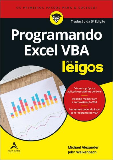 Imagem de Livro - Programando Excel VBA Para Leigos