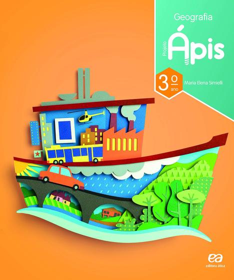 Imagem de Livro - Projeto Ápis - Geografia - 3º Ano