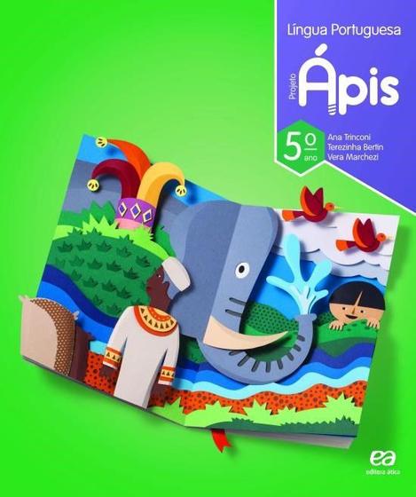 Livro - Projeto Ápis - Língua Portuguesa - 5º Ano - Livros de Educação ...