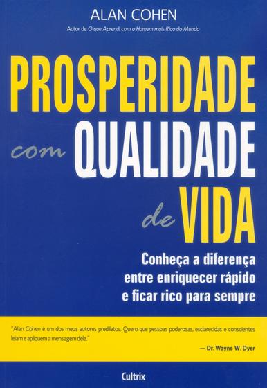 Livro - Prosperidade com Qualidade de Vida Menor preço em Livro - Prosperidade com Qualidade de Vida