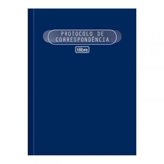Imagem de Livro Protocolo de Correspondência 104 Folhas 1/4 Tilibra