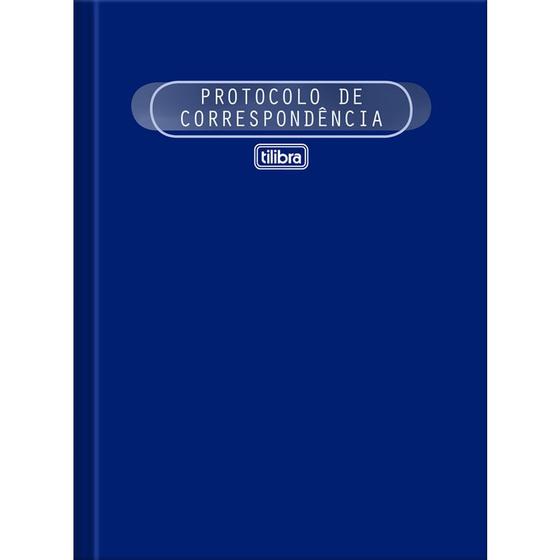Imagem de Livro Protocolo de Correspondência 153x216mm 63 g/m2 com 104 Folhas Numeradas Tipograficamente