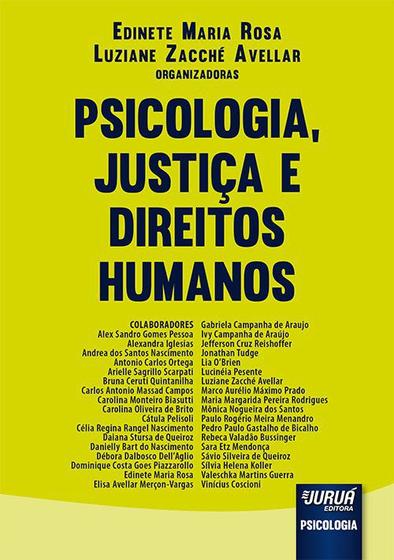 Imagem de Livro - Psicologia, Justiça e Direitos Humanos