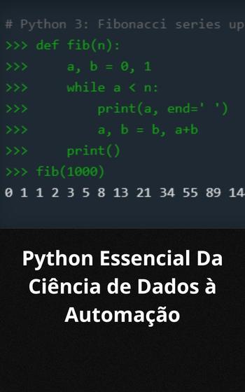 Imagem de Livro Python Essencial Da Ciência de Dados à Automação - DUKE EDITORA 