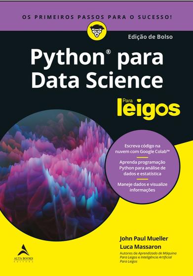 Livro - Python para Data Science Para Leigos Menor preço em Livro - Python para Data Science Para Leigos