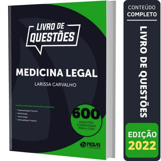 Imagem de Livro Questões Comentadas De Medicina Legal