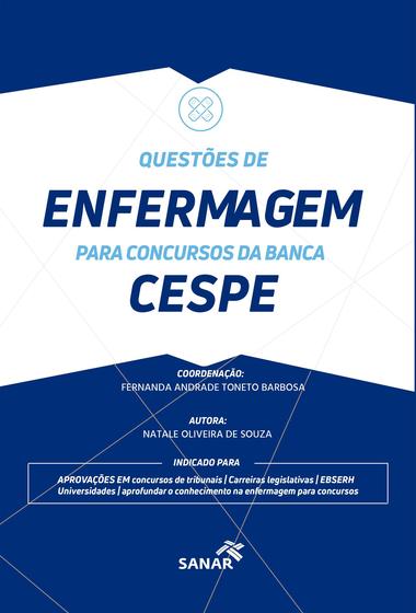 Imagem de Livro Questões De Enfermagem Para Concursos Da Banca Cespe - Sanar