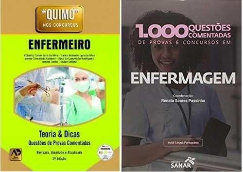 Imagem de Livro Quimo - Enfermeiro (Com Cd-Rom) Novo + 1.000 Questões Comentadas De Provas, Concursos Em Enfermagem - Águia Dourada