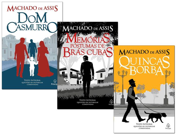 Livro Quincas Borba Dom Casmurro E Memórias Post Brás Cubas Principis