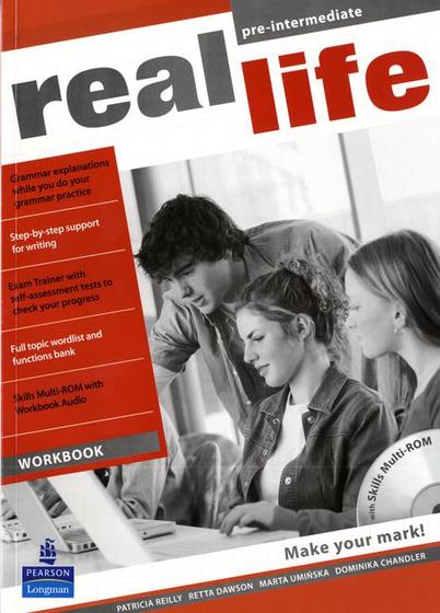 Imagem de Livro - Real Life Pre Intermediate Workbook & Multirom 1E