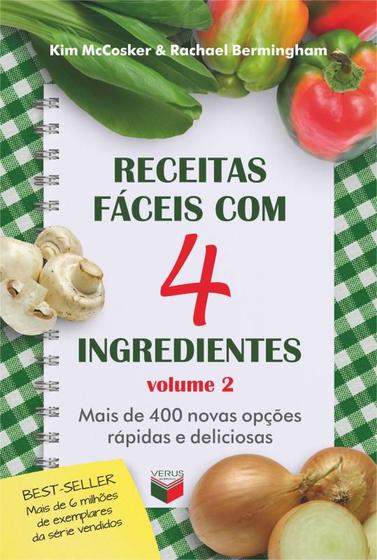 Imagem de Livro - Receitas fáceis com 4 ingredientes (Vol. 2)