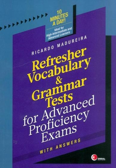 Imagem de Livro - Refresher vocabulary & grammar... With answers
