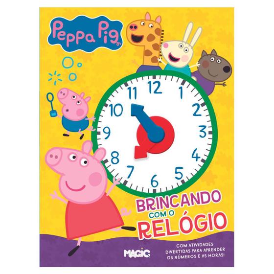 Imagem de Livro Relógio Peppa Pig - Brincando com o Relógio - Magic