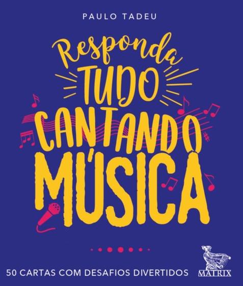 Imagem de Livro - Responda tudo cantando música