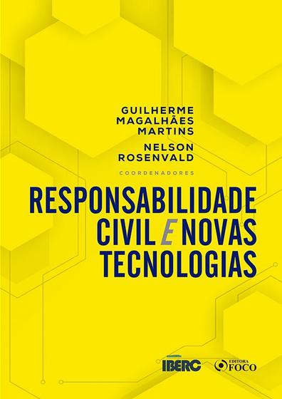 Imagem de Livro - RESPONSABILIDADE CIVIL E NOVAS TECNOLOGIAS - 1ª ED - 2020