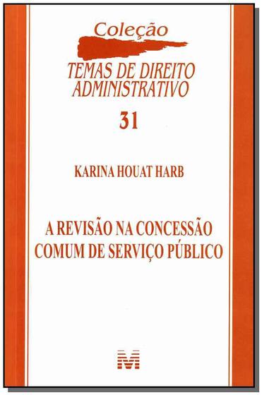 Imagem de Livro - Revisão na concessão comum de serviço publico - 1 ed./2012