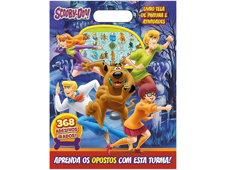 Imagem de Livro Scooby Doo Tela de Pintura e Atividades com Adesivos
