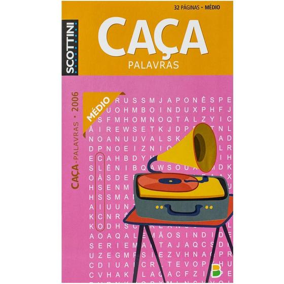 Imagem de Livro - Scottini Caça-palavras (32p) N.2006 (Médio)