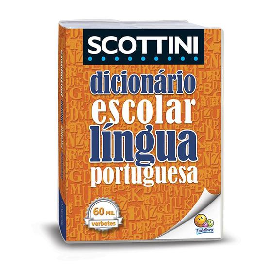 Livro - Scottini - Dicionário Língua Portuguesa - 60 mil verbetes (Capa Plástica) Menor preço em Livro - Scottini - Dicionário Língua Portuguesa - 60 mil verbetes (Capa Plástica)