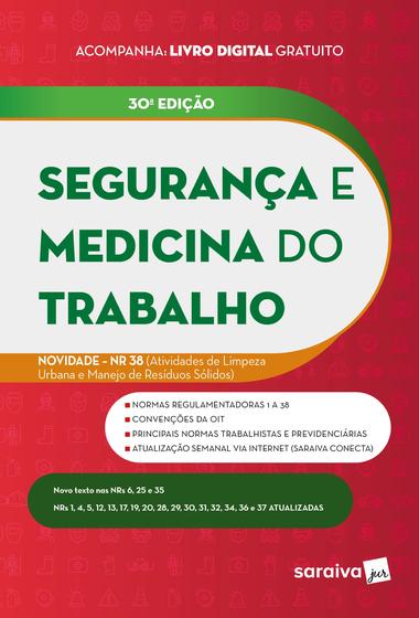 Imagem de Livro - Segurança e Medicina do Trabalho - 30ª edição 2024