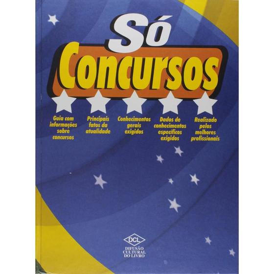 Imagem de Livro: Só Concursos Autor: DCL Editora (Novo, Lacrado)