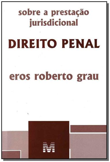 Imagem de Livro - Sobre a prestação jurisdicional: Direito penal - 1 ed./2010